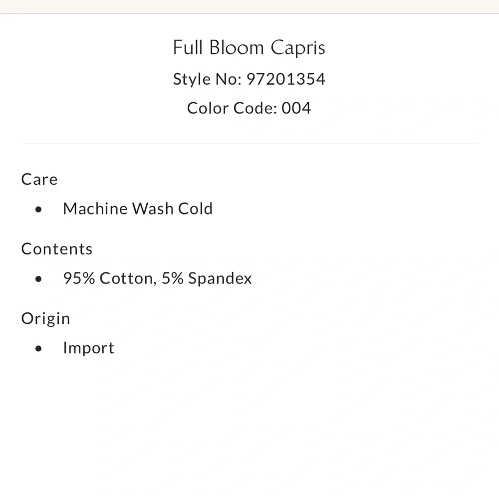 Free People | Full Bloom Capris | White - Picture 6 of 6